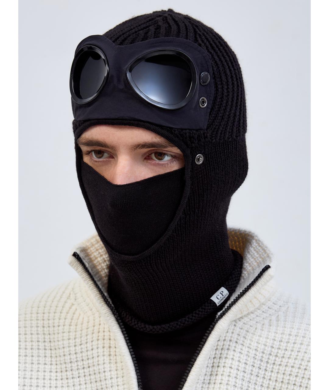 CP COMPANY Черная шерстяная шапка, фото 2