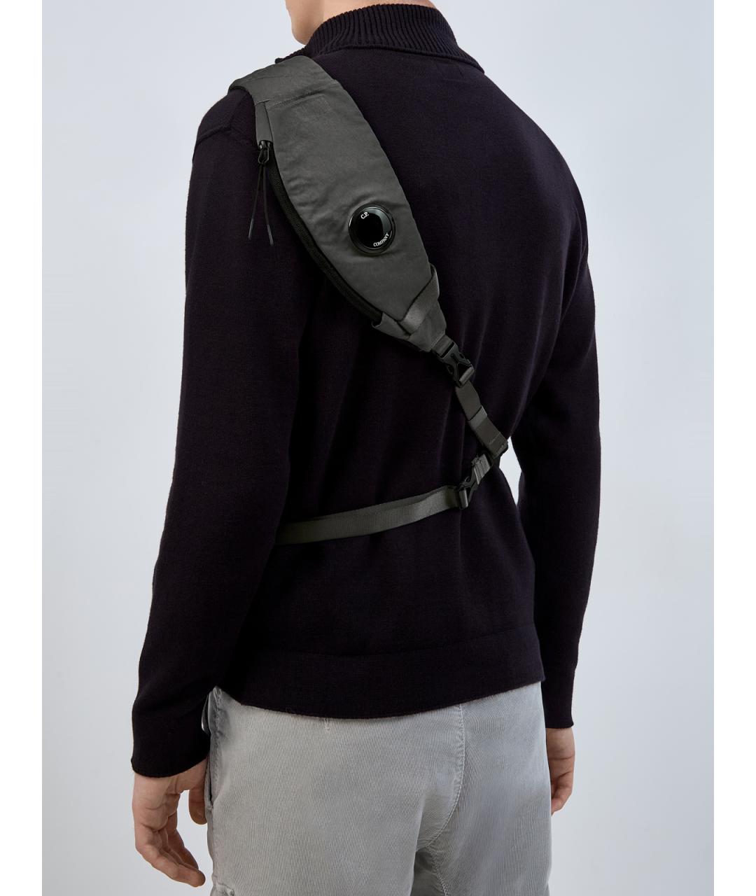 CP COMPANY Хаки синтетический рюкзак, фото 3