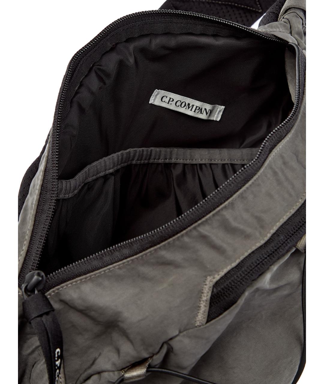 CP COMPANY Хаки синтетический рюкзак, фото 8