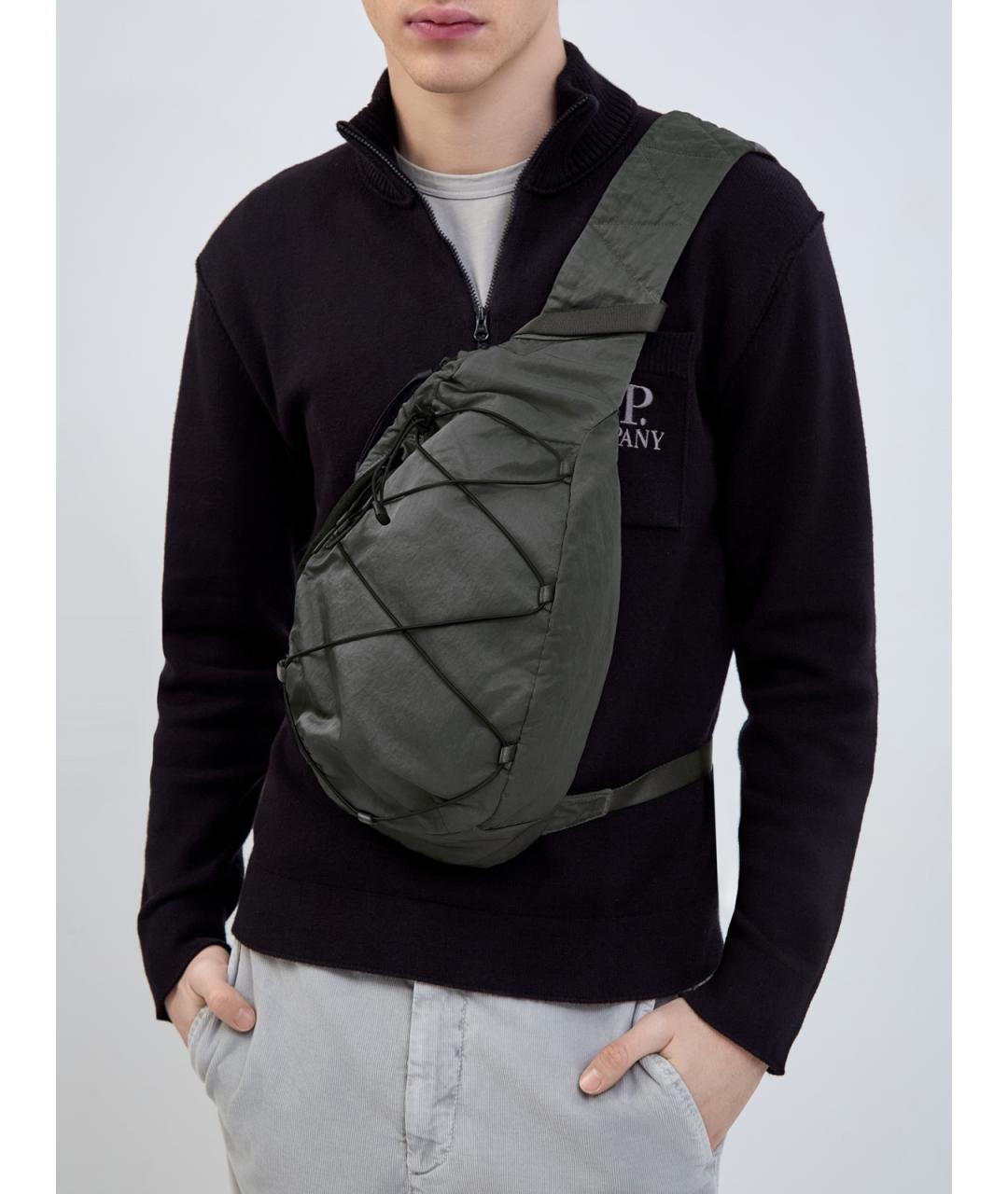 CP COMPANY Хаки синтетический рюкзак, фото 2
