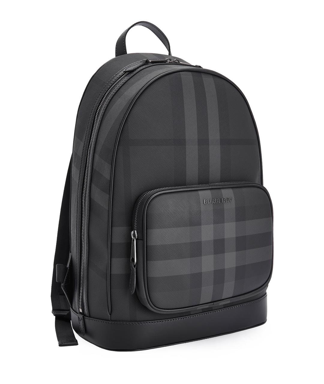 BURBERRY Серый рюкзак из искусственной кожи, фото 3