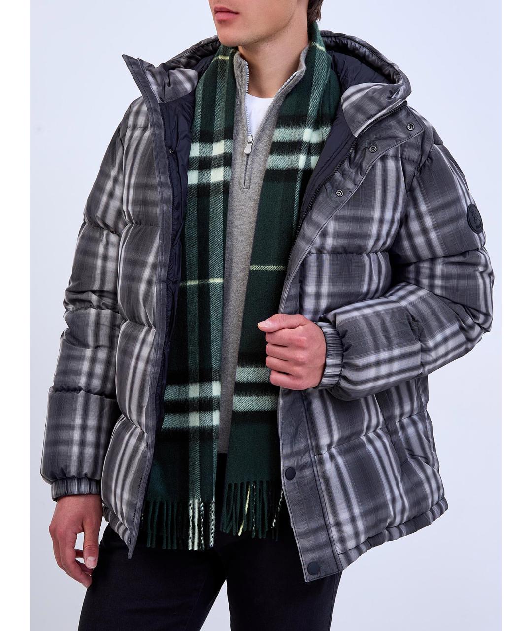 BURBERRY Зеленый кашемировый шарф, фото 2
