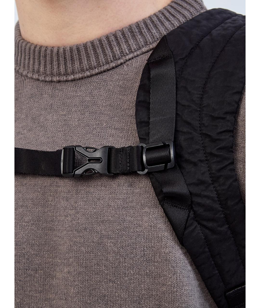 CP COMPANY Черный синтетический рюкзак, фото 3
