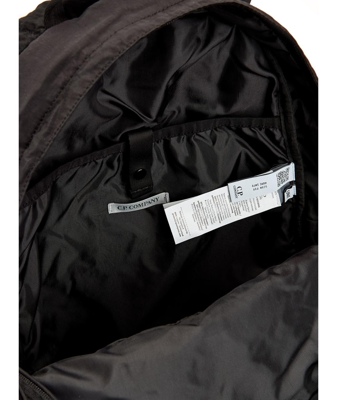 CP COMPANY Черный синтетический рюкзак, фото 8