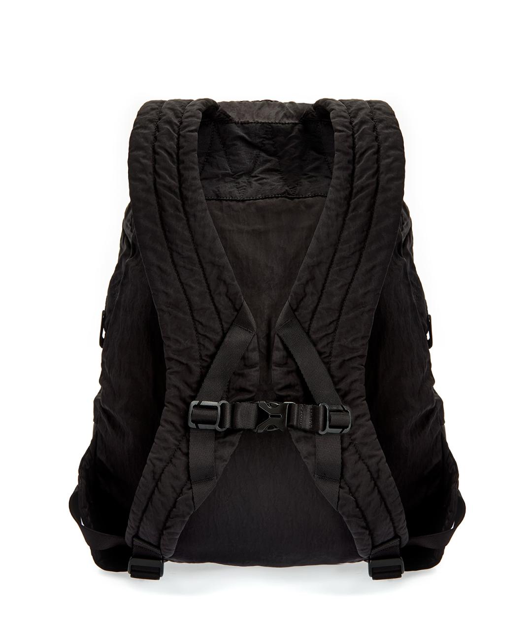 CP COMPANY Черный синтетический рюкзак, фото 6