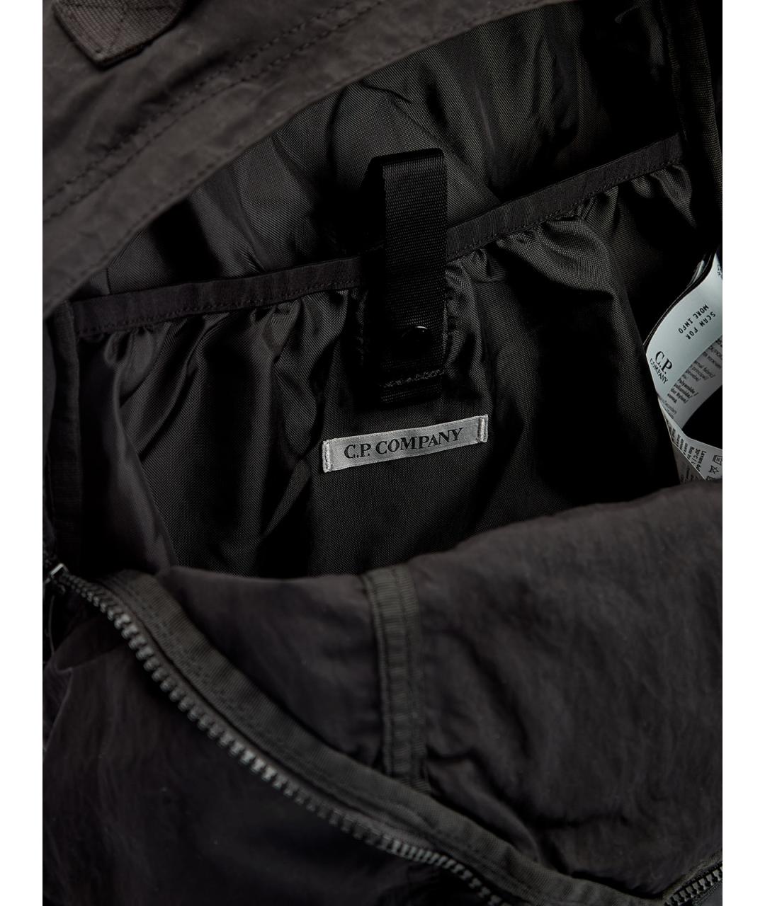CP COMPANY Черный синтетический рюкзак, фото 8