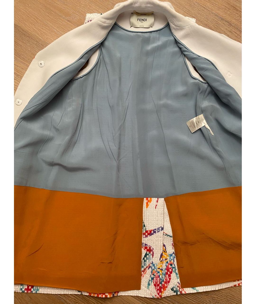 FENDI Белый хлопковый жакет/пиджак, фото 6