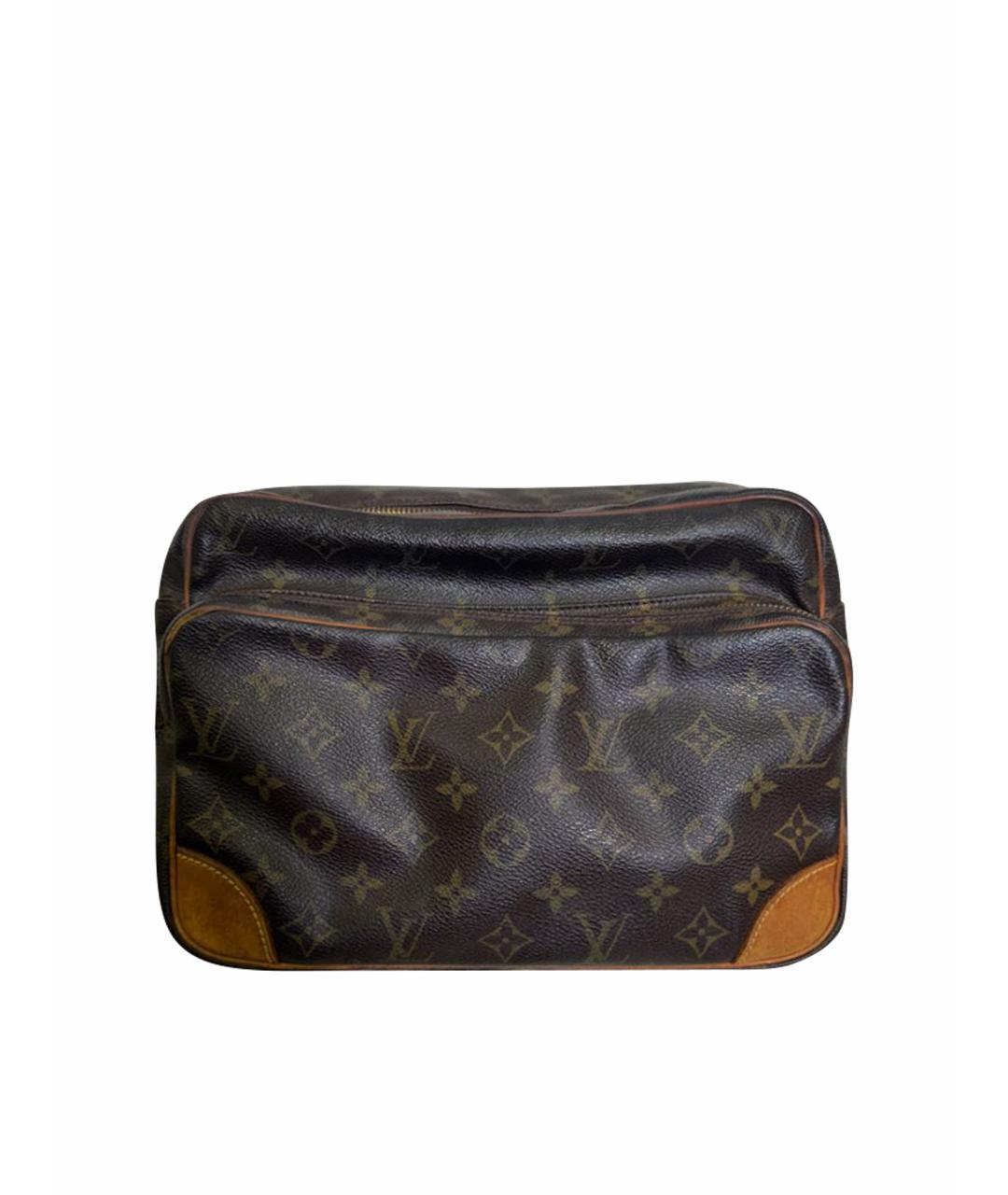 LOUIS VUITTON Коричневая канва сумка через плечо, фото 1