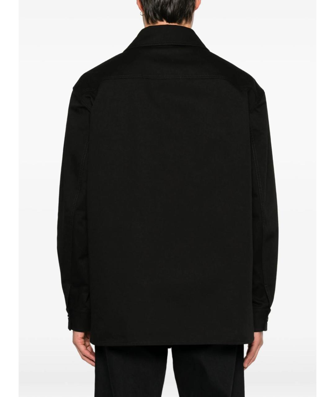 VALENTINO Черная хлопковая куртка, фото 4