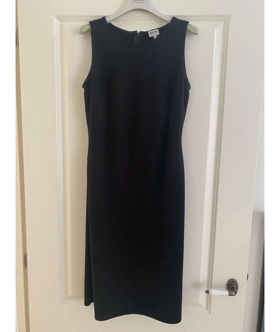 ARMANI COLLEZIONI Черное вискозное коктейльное платье, фото 4
