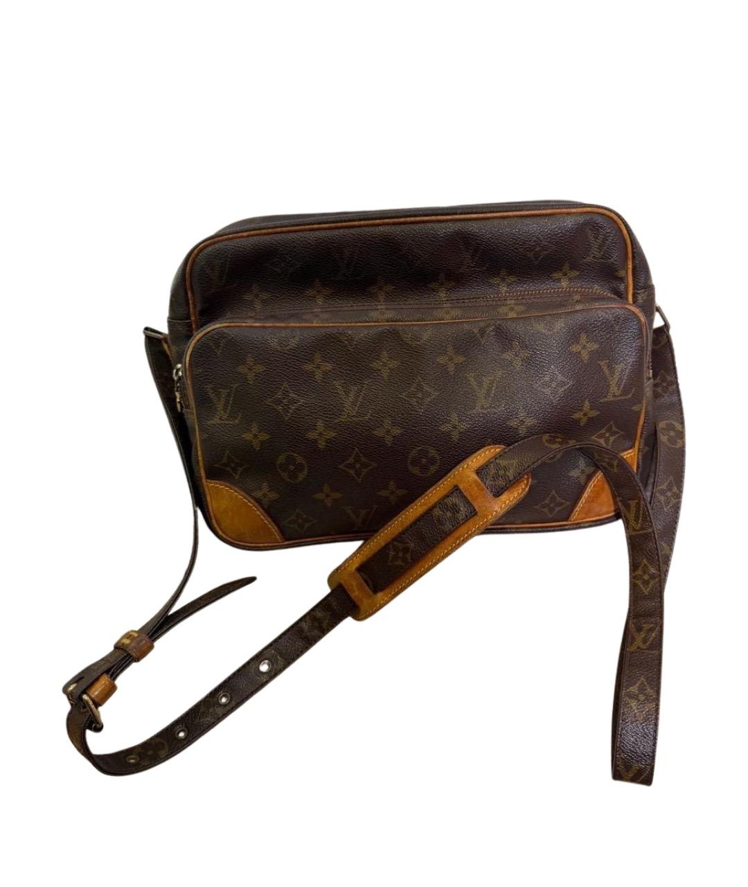 LOUIS VUITTON Коричневая канва сумка через плечо, фото 1