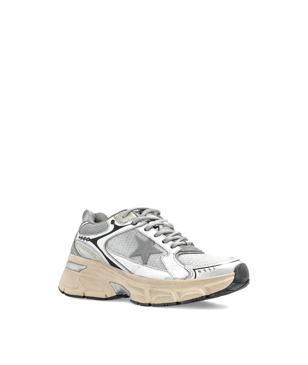 GOLDEN GOOSE Серые резиновые кроссовки, фото 2