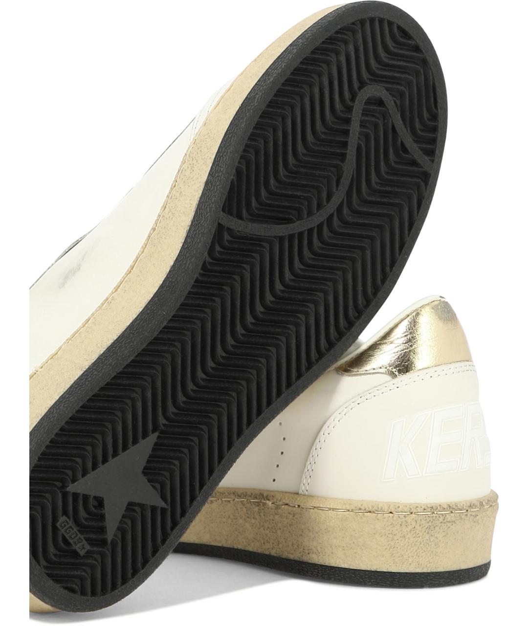 GOLDEN GOOSE Белые кожаные кроссовки, фото 5