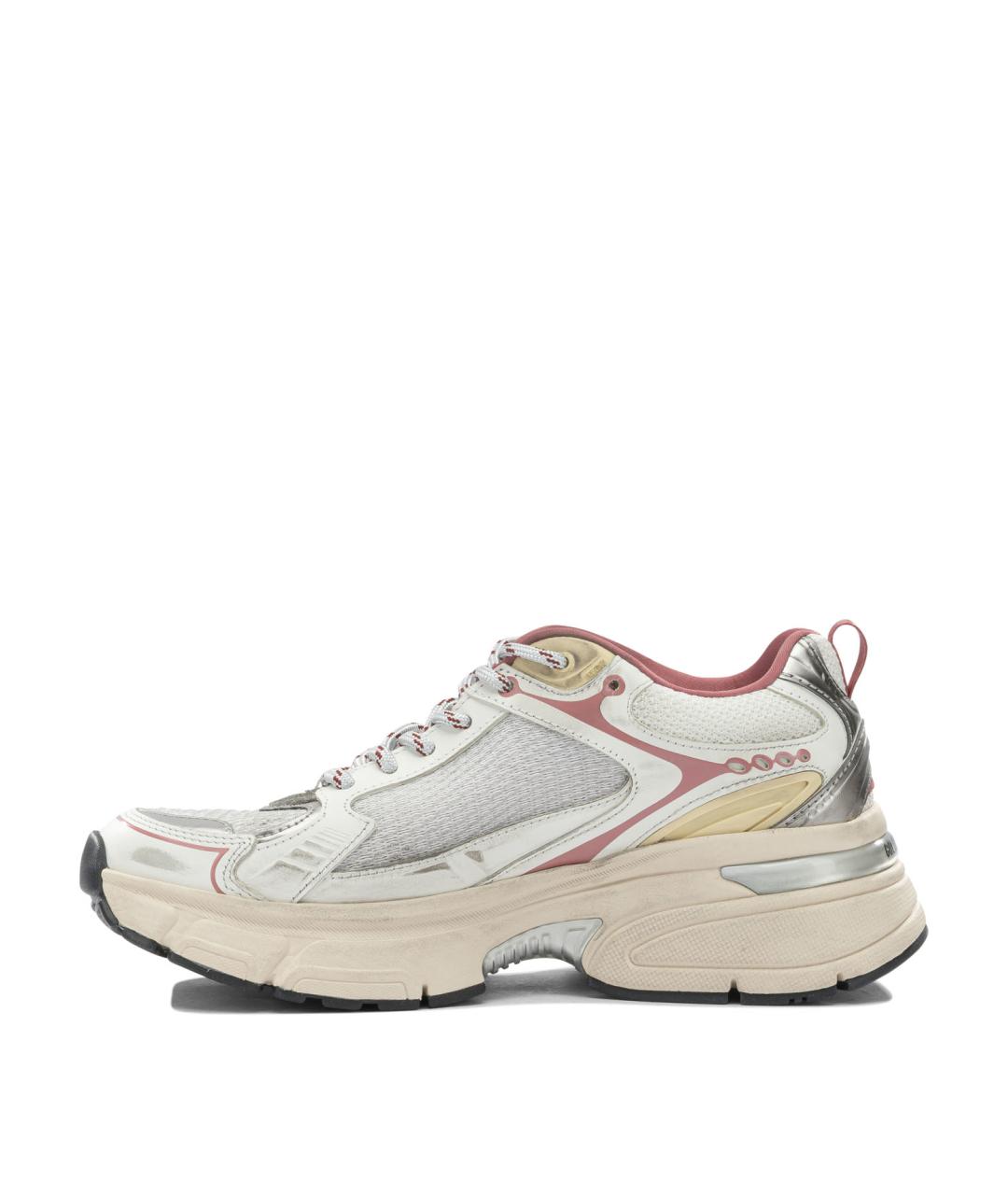 GOLDEN GOOSE Серебряные синтетические кроссовки, фото 3