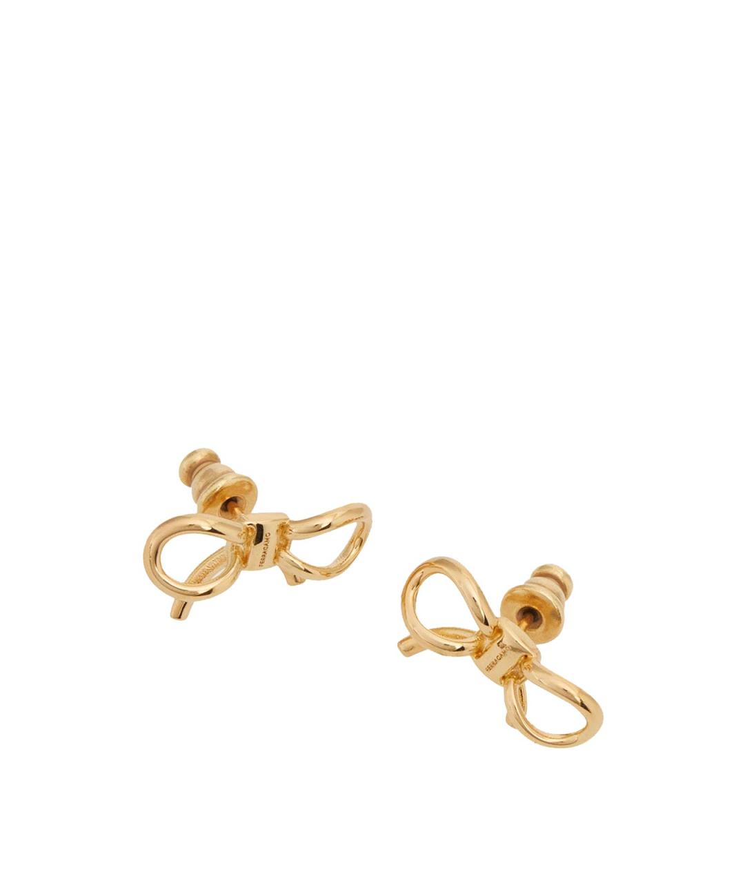 FERRAGAMO Золотые серьги, фото 2