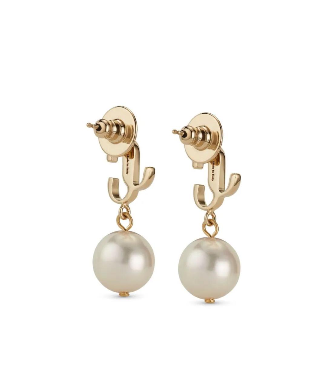 JIMMY CHOO Золотые серьги, фото 3