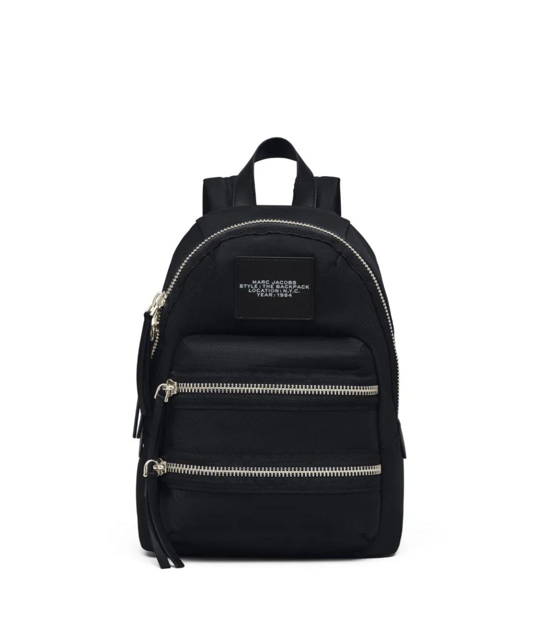 MARC JACOBS Черный нейлоновый рюкзак, фото 1