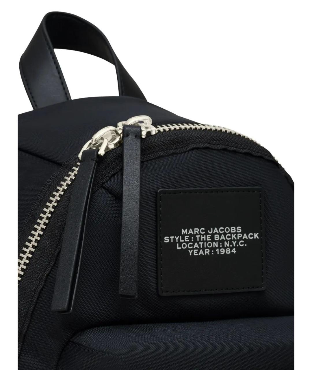 MARC JACOBS Черный нейлоновый рюкзак, фото 5