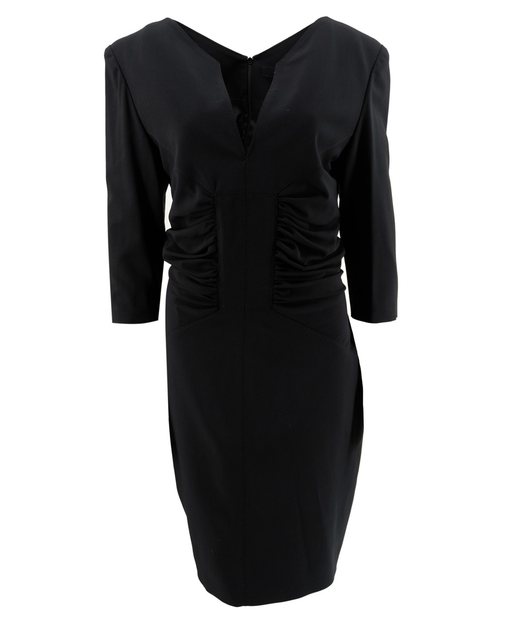 ELIE SAAB Черное вискозное повседневное платье, фото 1