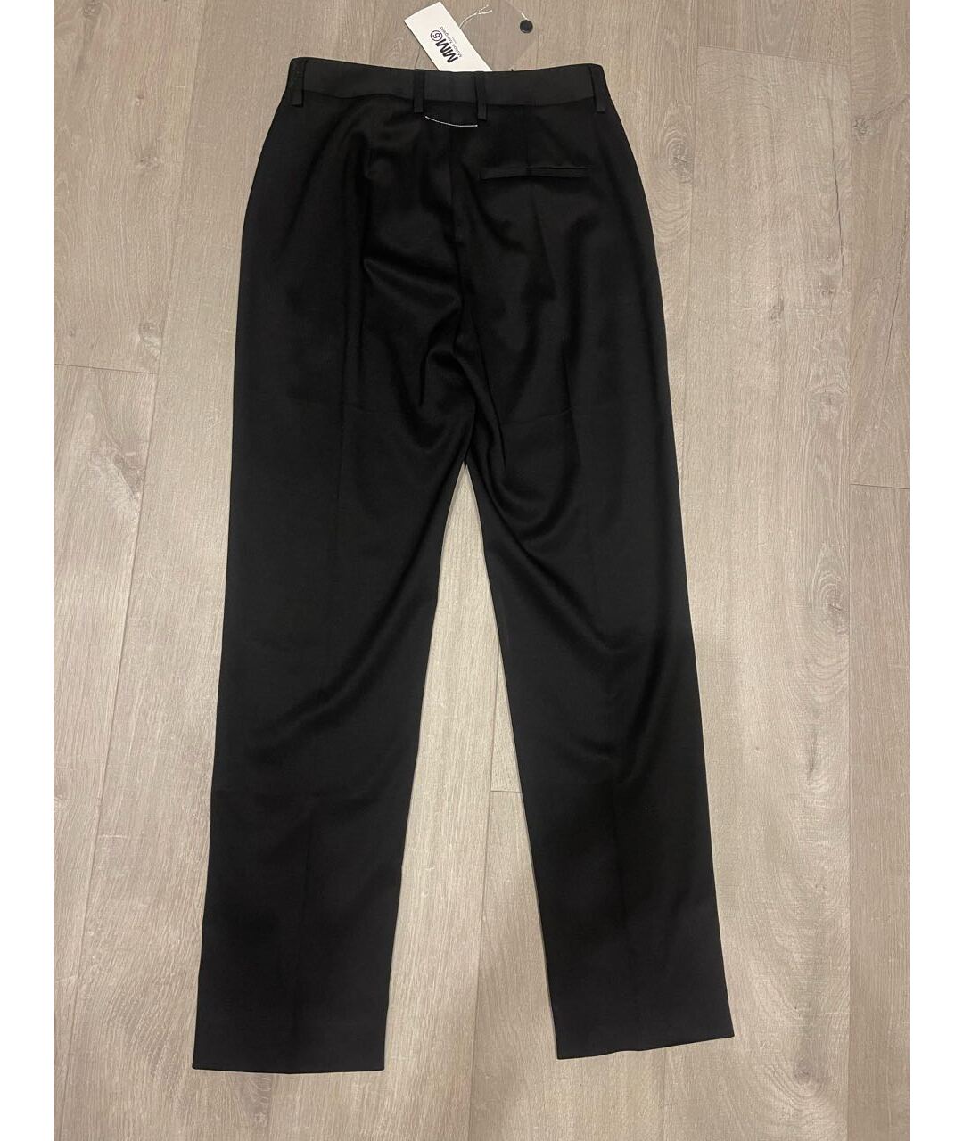 MM6 MAISON MARGIELA Черные прямые брюки, фото 5