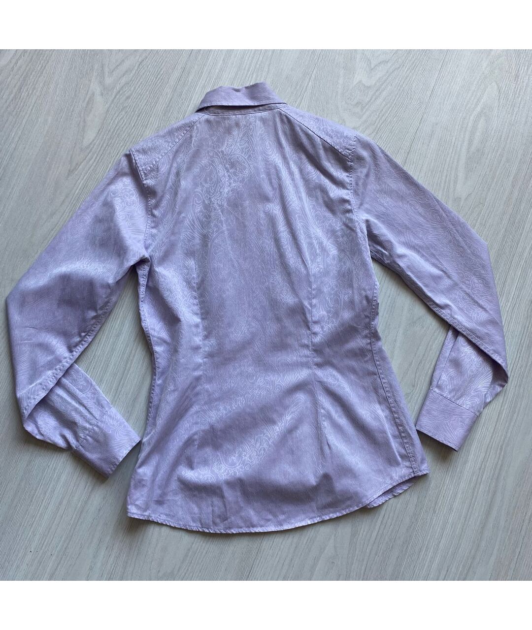 ETRO Фиолетовая хлопковая рубашка, фото 7
