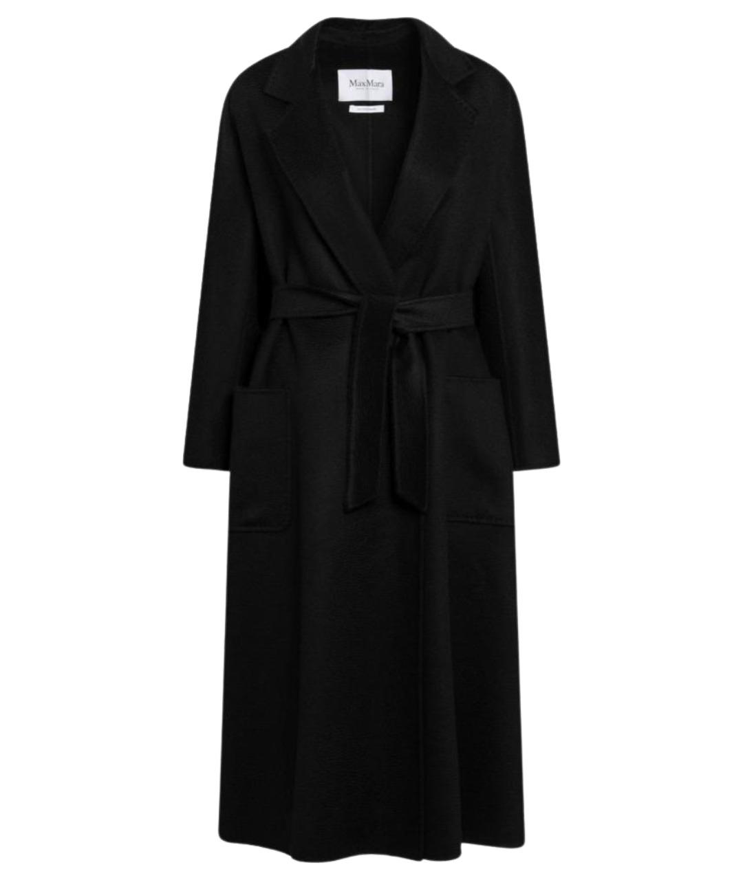MAX MARA Черное кашемировое пальто, фото 1