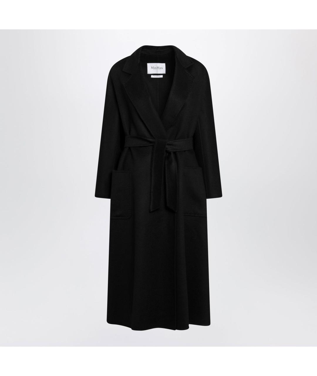 MAX MARA Черное кашемировое пальто, фото 3