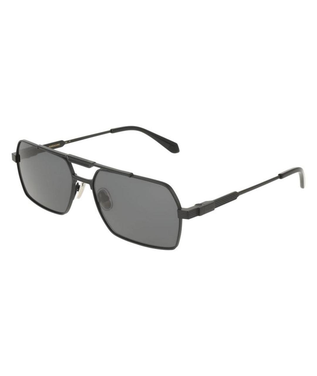 FERRAGAMO Металлические солнцезащитные очки, фото 1