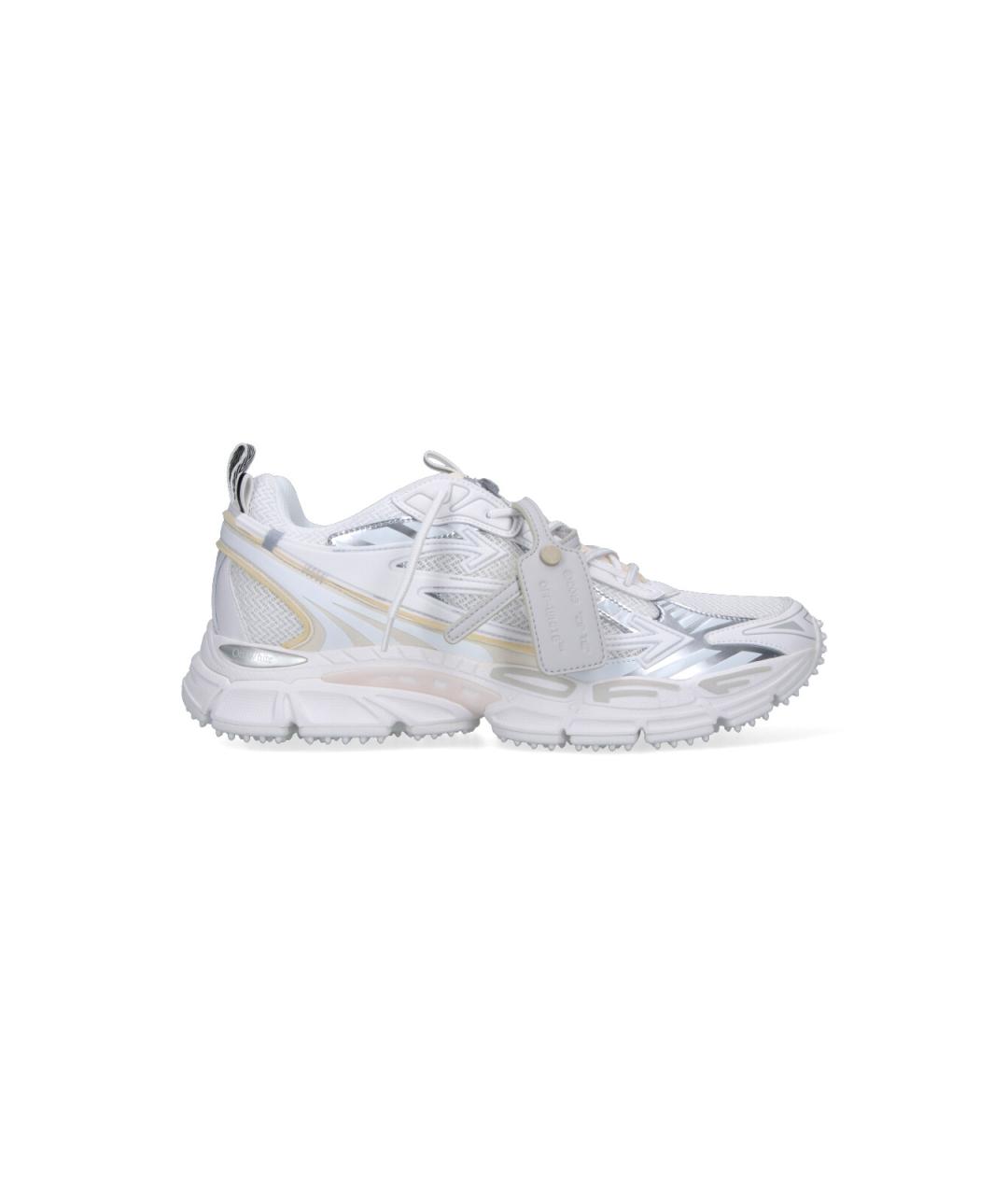 OFF-WHITE Белые низкие кроссовки / кеды, фото 1