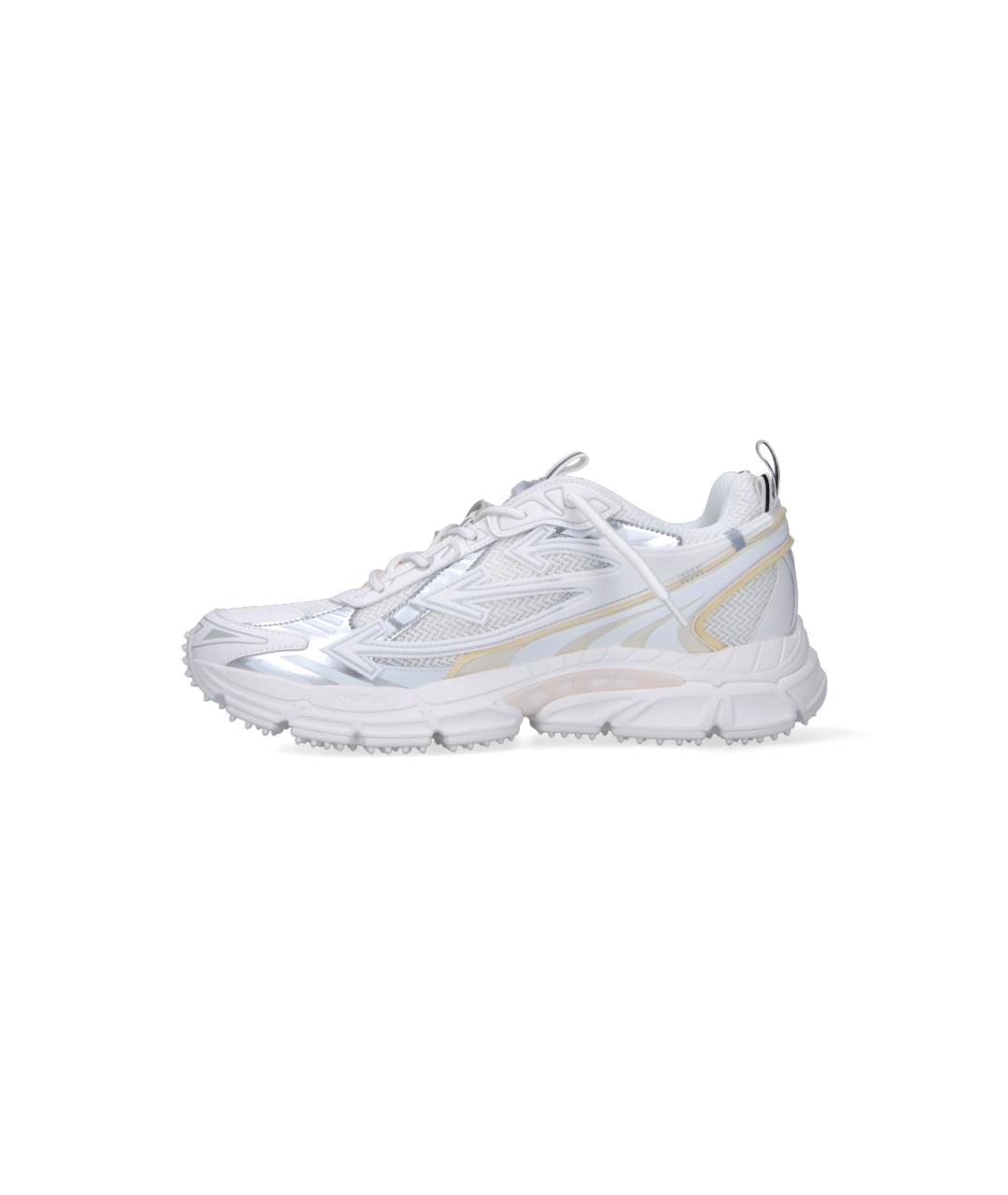 OFF-WHITE Белые низкие кроссовки / кеды, фото 3