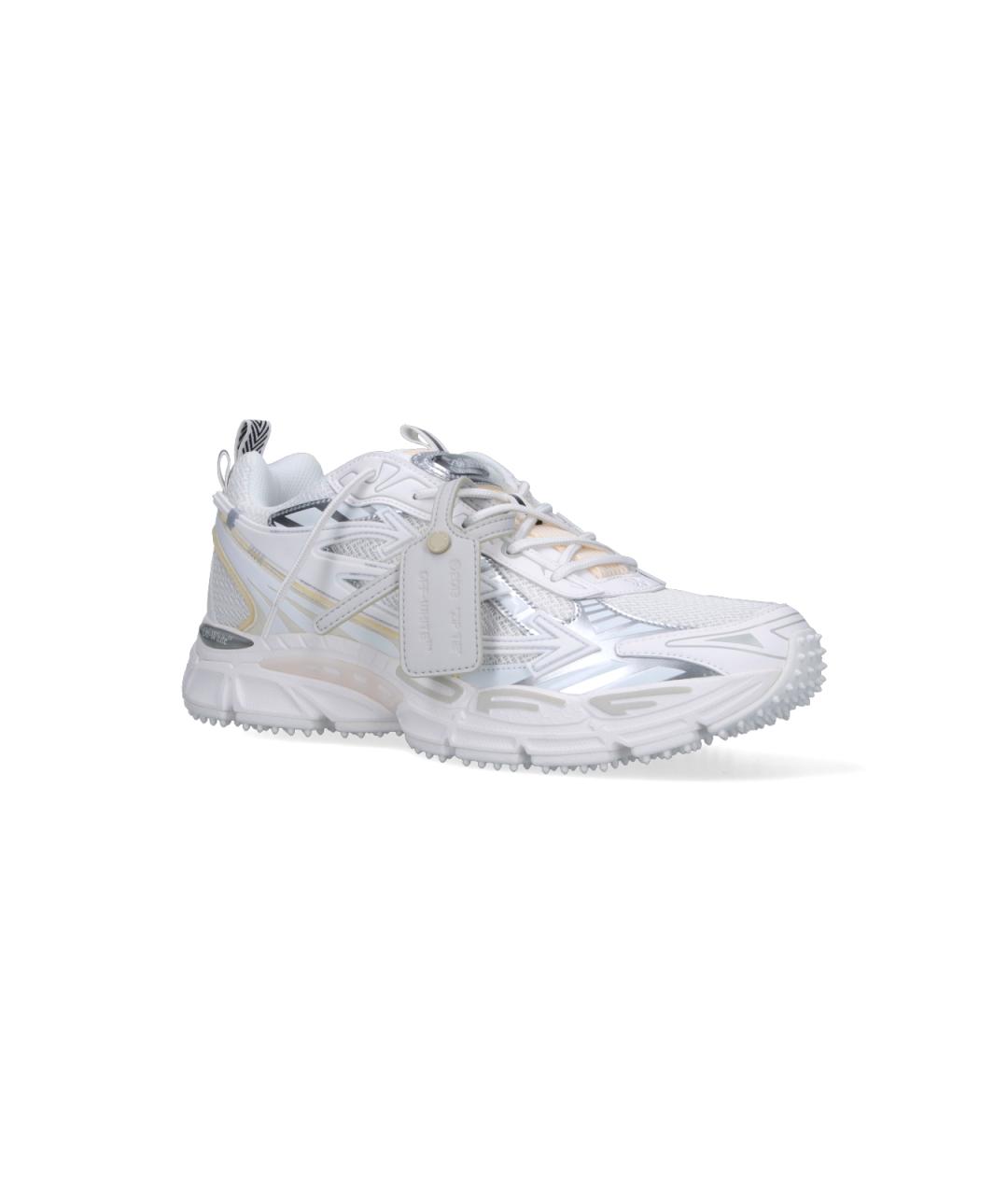 OFF-WHITE Белые низкие кроссовки / кеды, фото 2