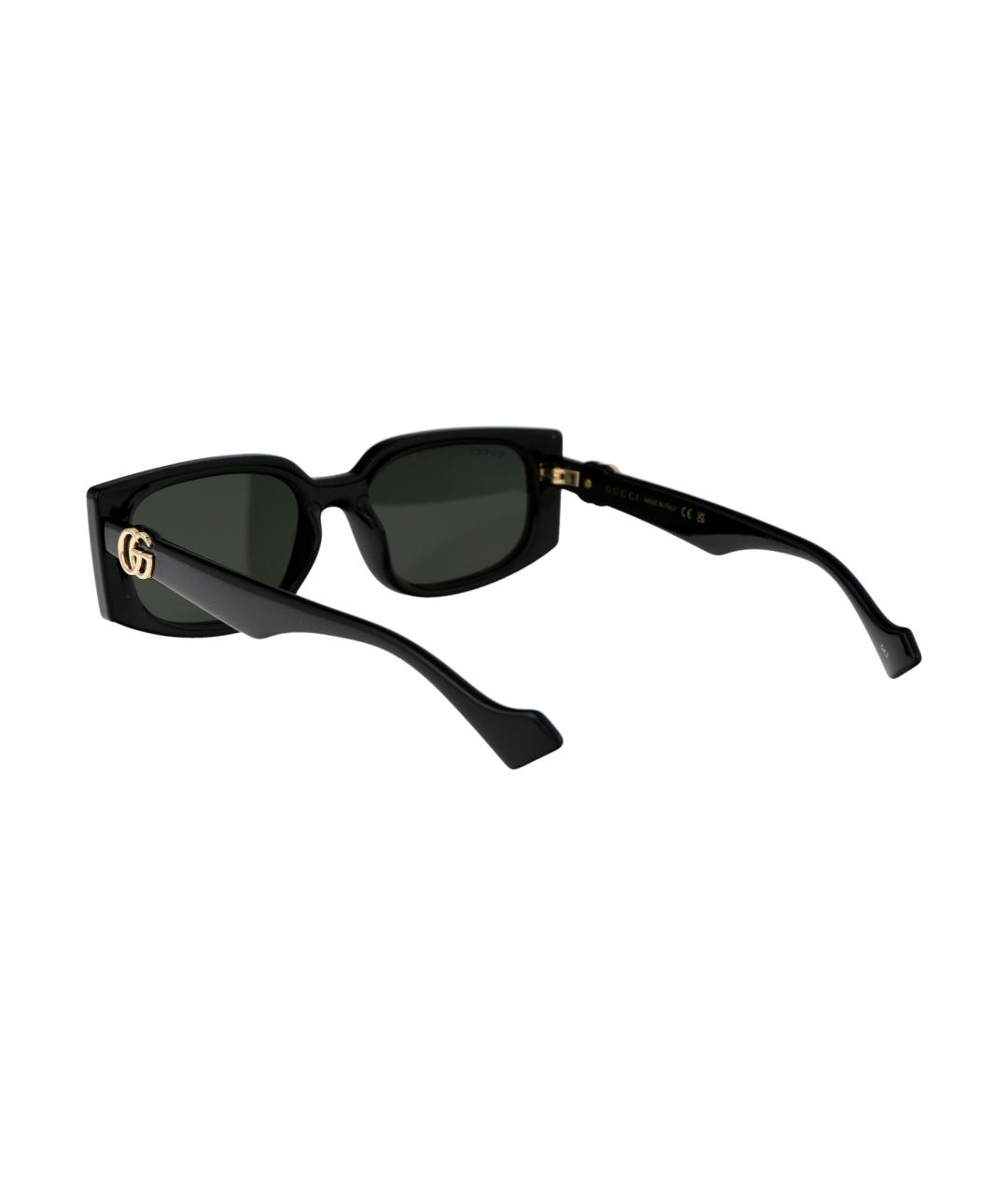 GUCCI Черные пластиковые солнцезащитные очки, фото 4