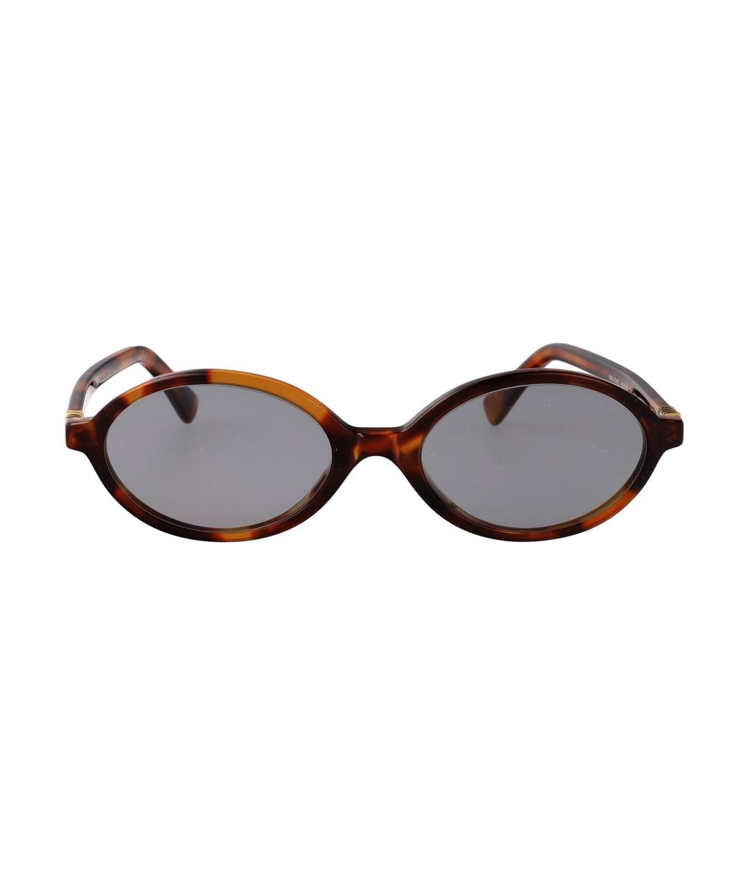 MIU MIU Коричневые солнцезащитные очки, фото 1