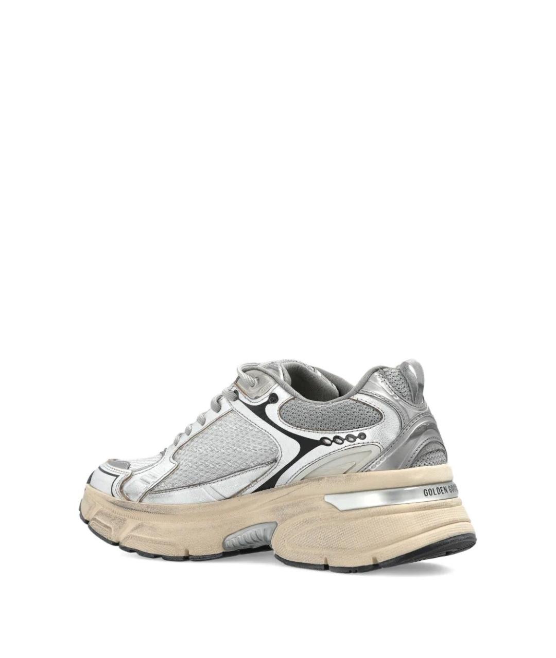 GOLDEN GOOSE Серые кожаные кроссовки, фото 3