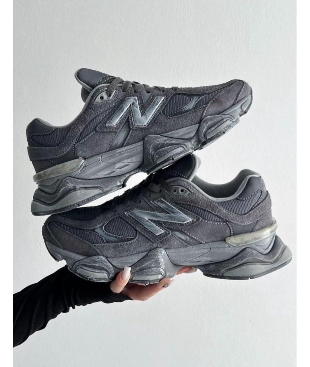 NEW BALANCE Антрацитовые текстильные кроссовки, фото 6