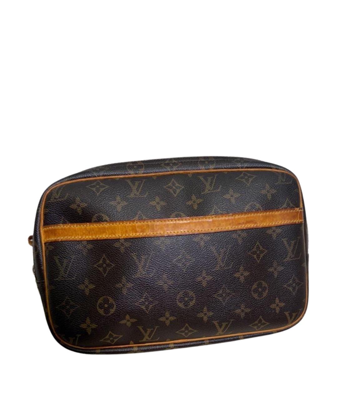 LOUIS VUITTON Коричневая канва сумка через плечо, фото 1