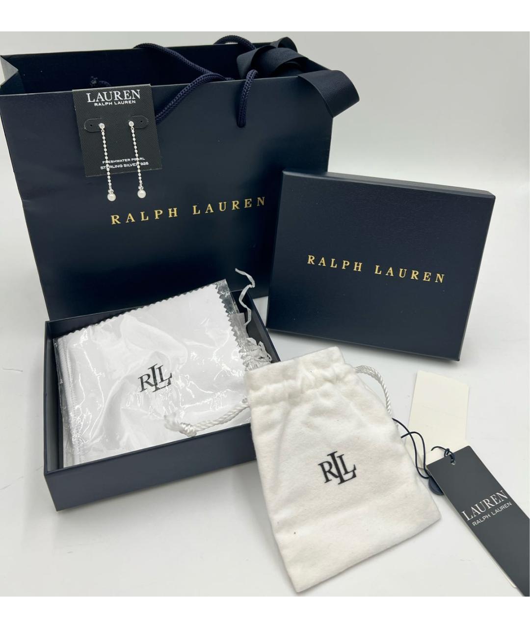 RALPH LAUREN Серебряные серьги, фото 3