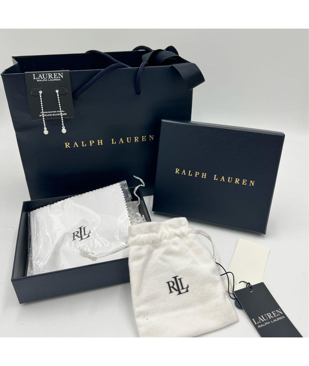 RALPH LAUREN Серебряные серьги, фото 8