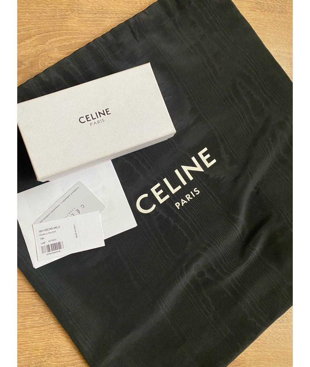 CELINE Черная канва сумка тоут, фото 8