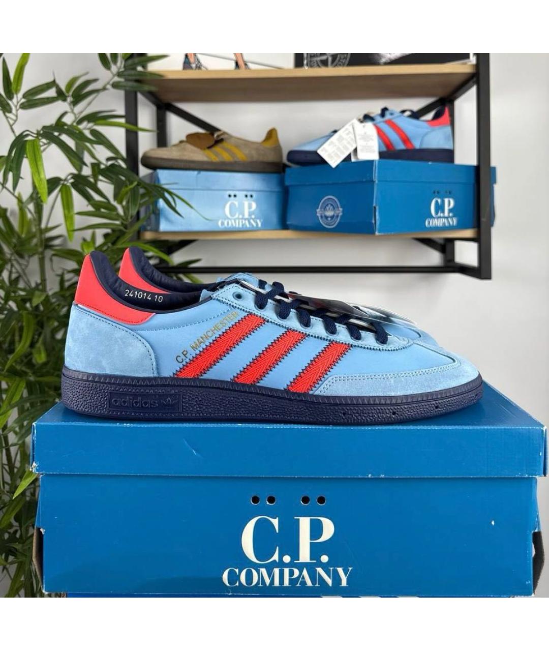 ADIDAS Голубые замшевые низкие кроссовки / кеды, фото 7