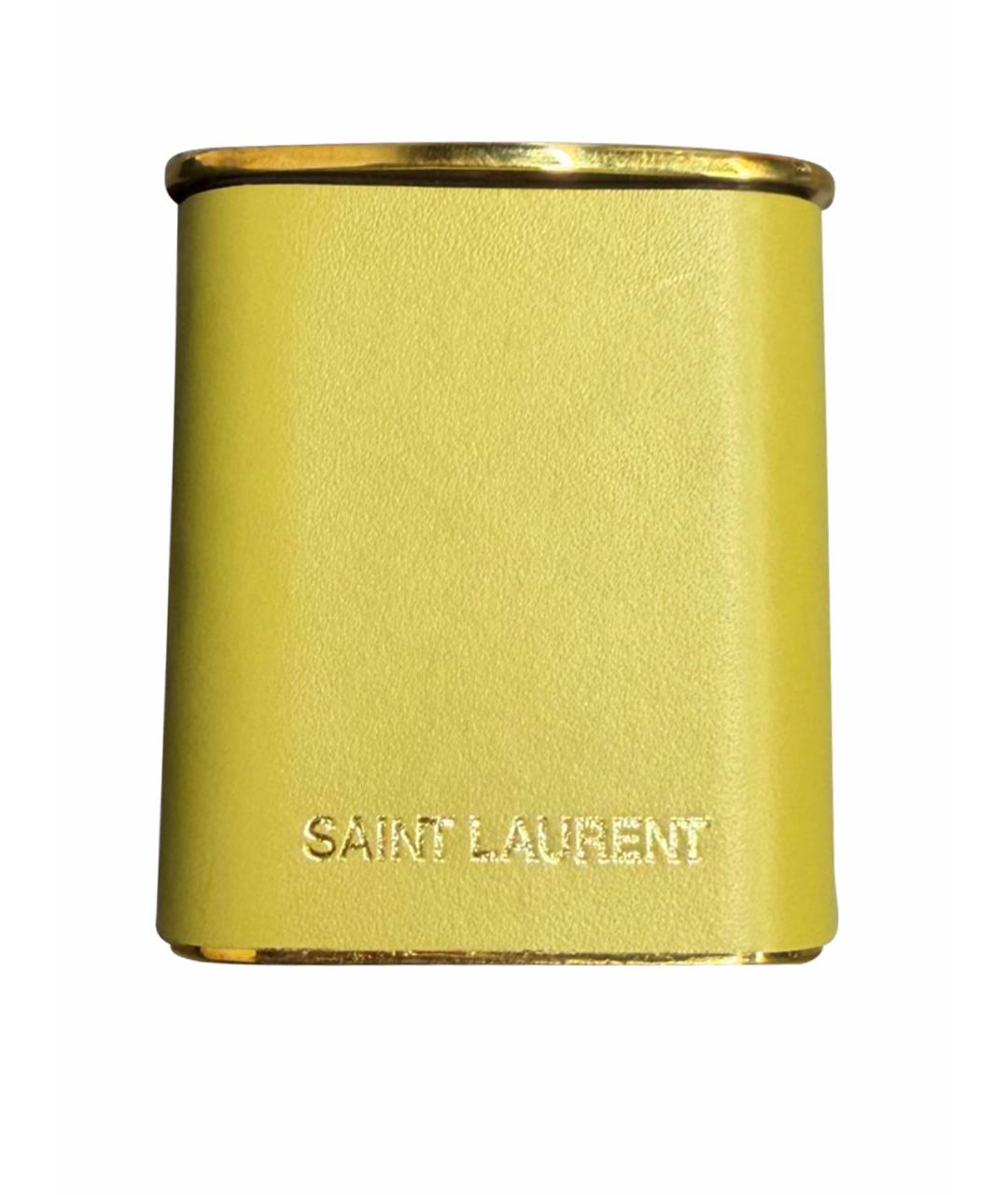 SAINT LAURENT Зеленый брелок, фото 1