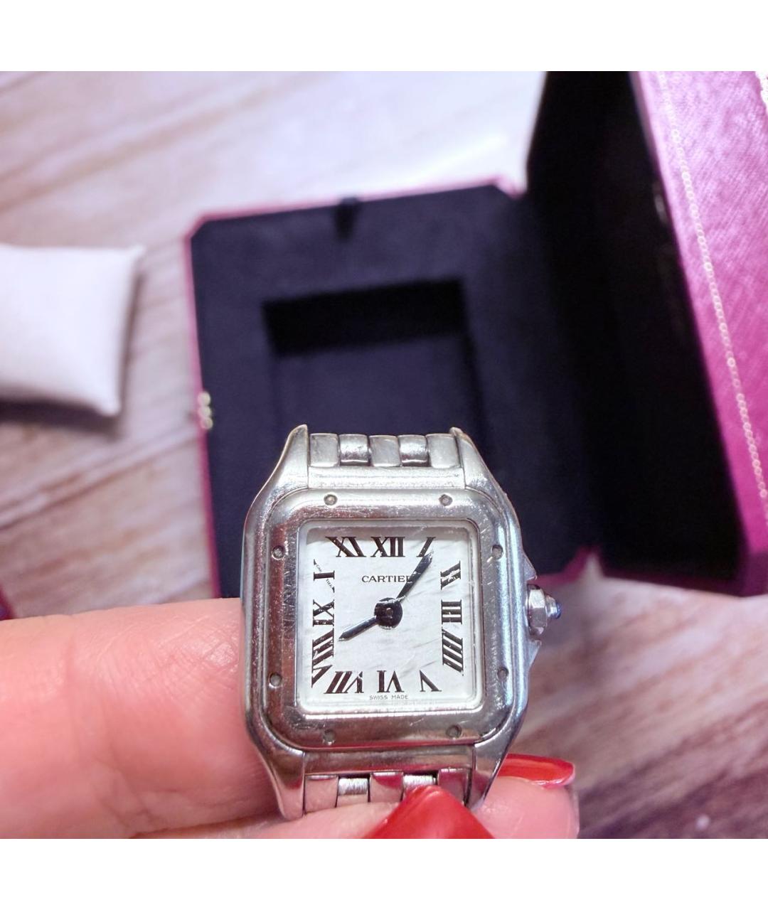 CARTIER Серебряные часы, фото 2