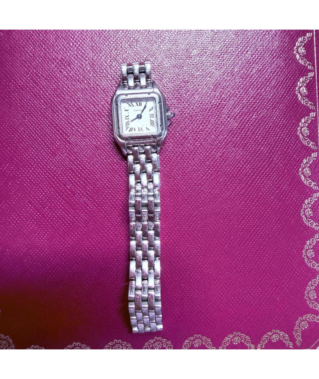 CARTIER Серебряные часы, фото 4