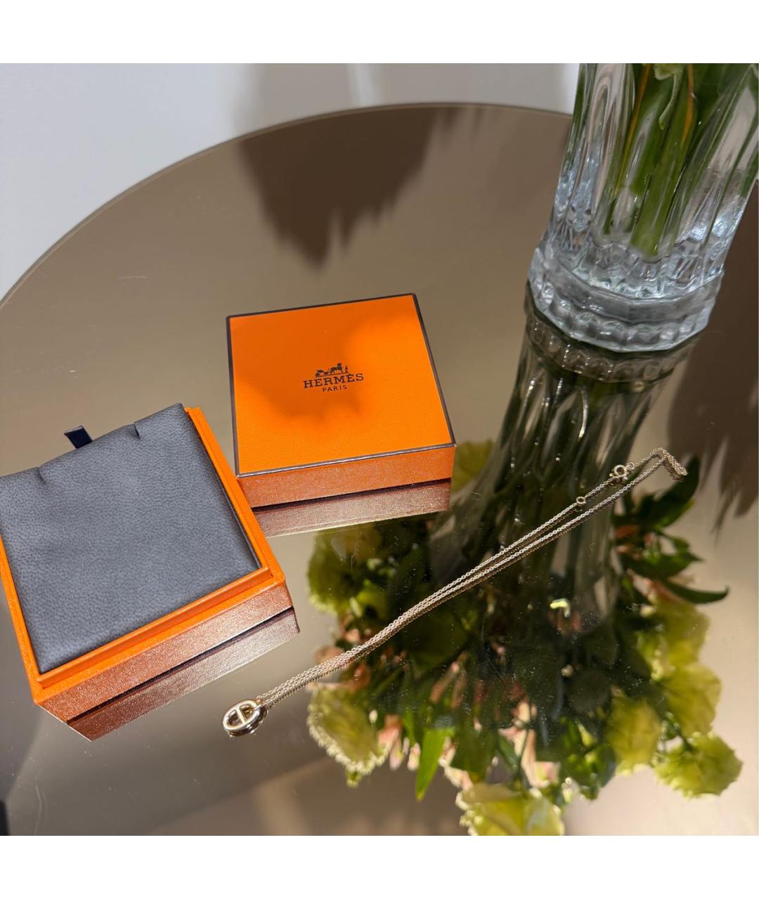 HERMES Золотая подвеска из розового золота, фото 4