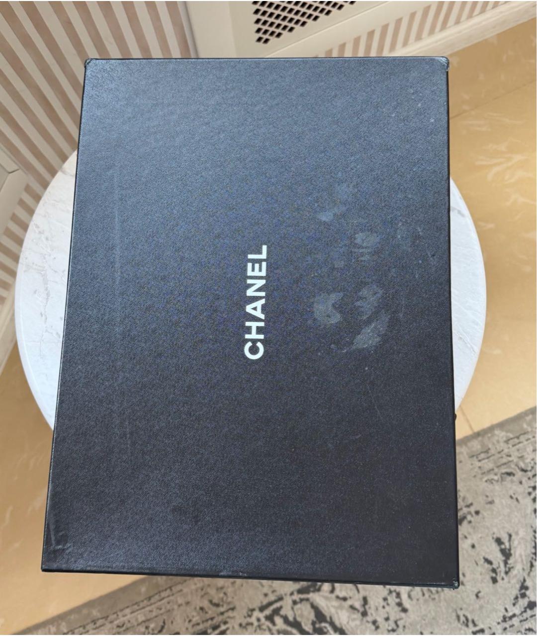 CHANEL Черные резиновые сапоги, фото 7