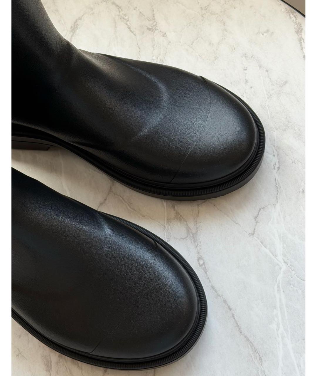 CHANEL Черные резиновые сапоги, фото 3