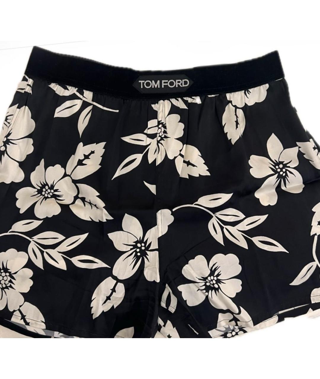 TOM FORD Черные шелковые шорты, фото 2