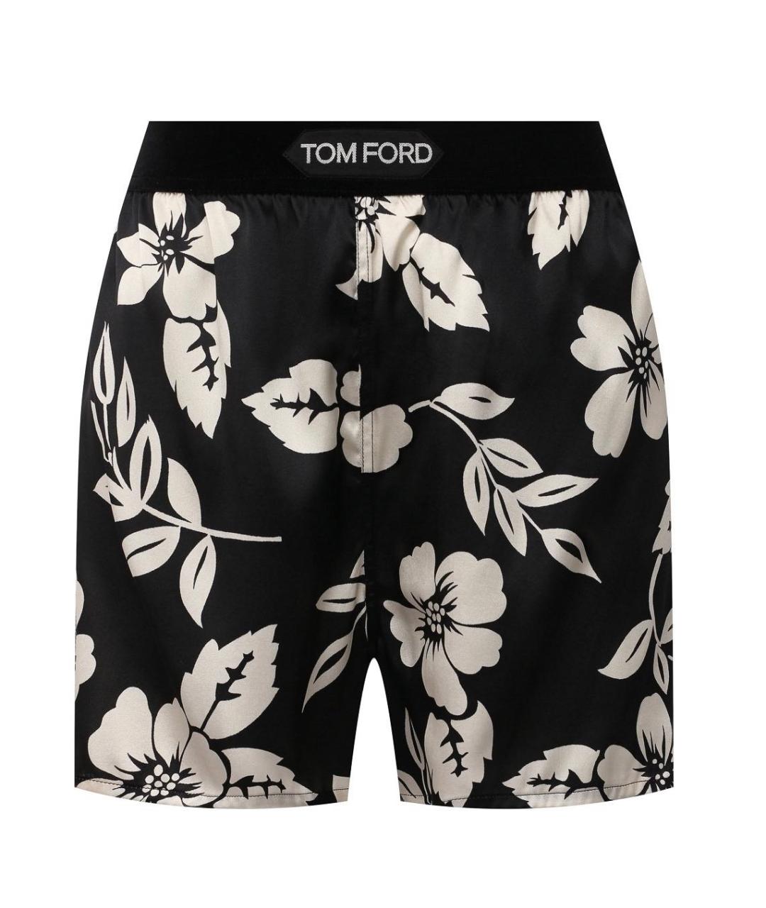TOM FORD Черные шелковые шорты, фото 1