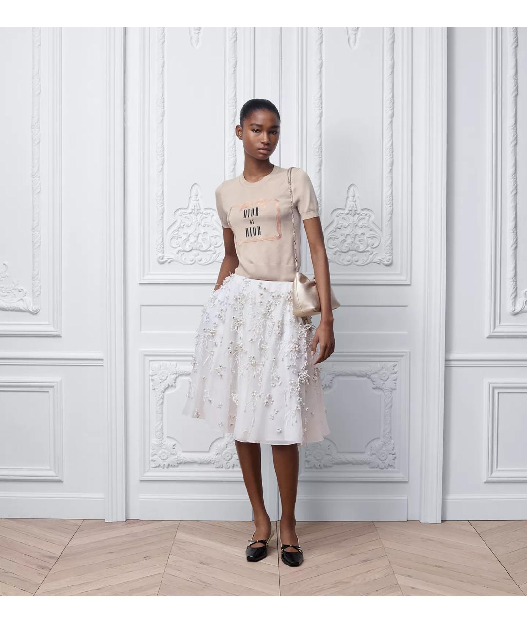 CHRISTIAN DIOR Розовый джемпер / свитер, фото 2