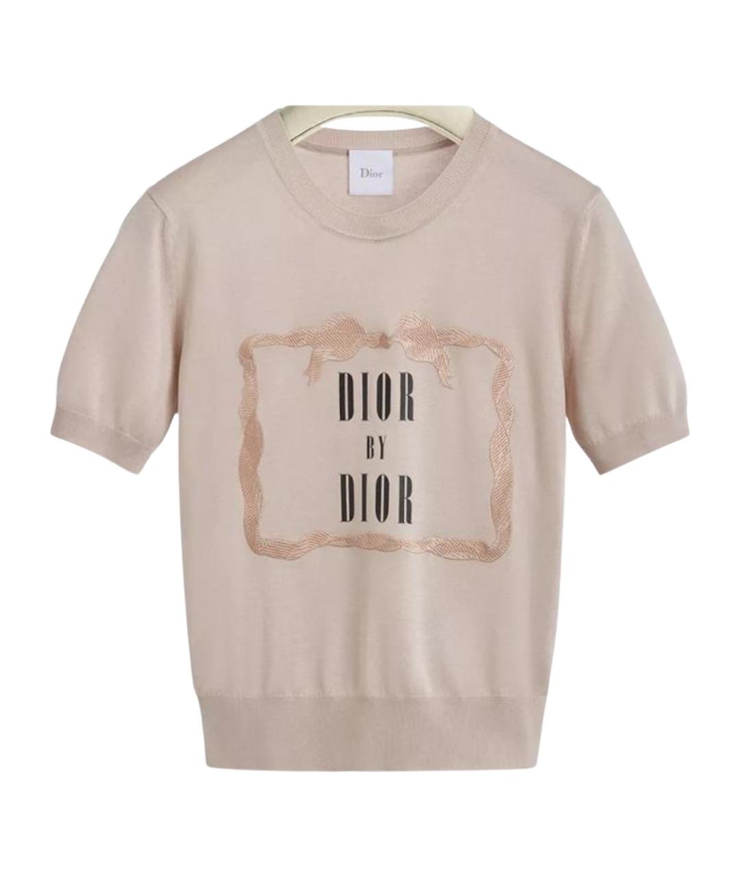 CHRISTIAN DIOR Розовый джемпер / свитер, фото 1